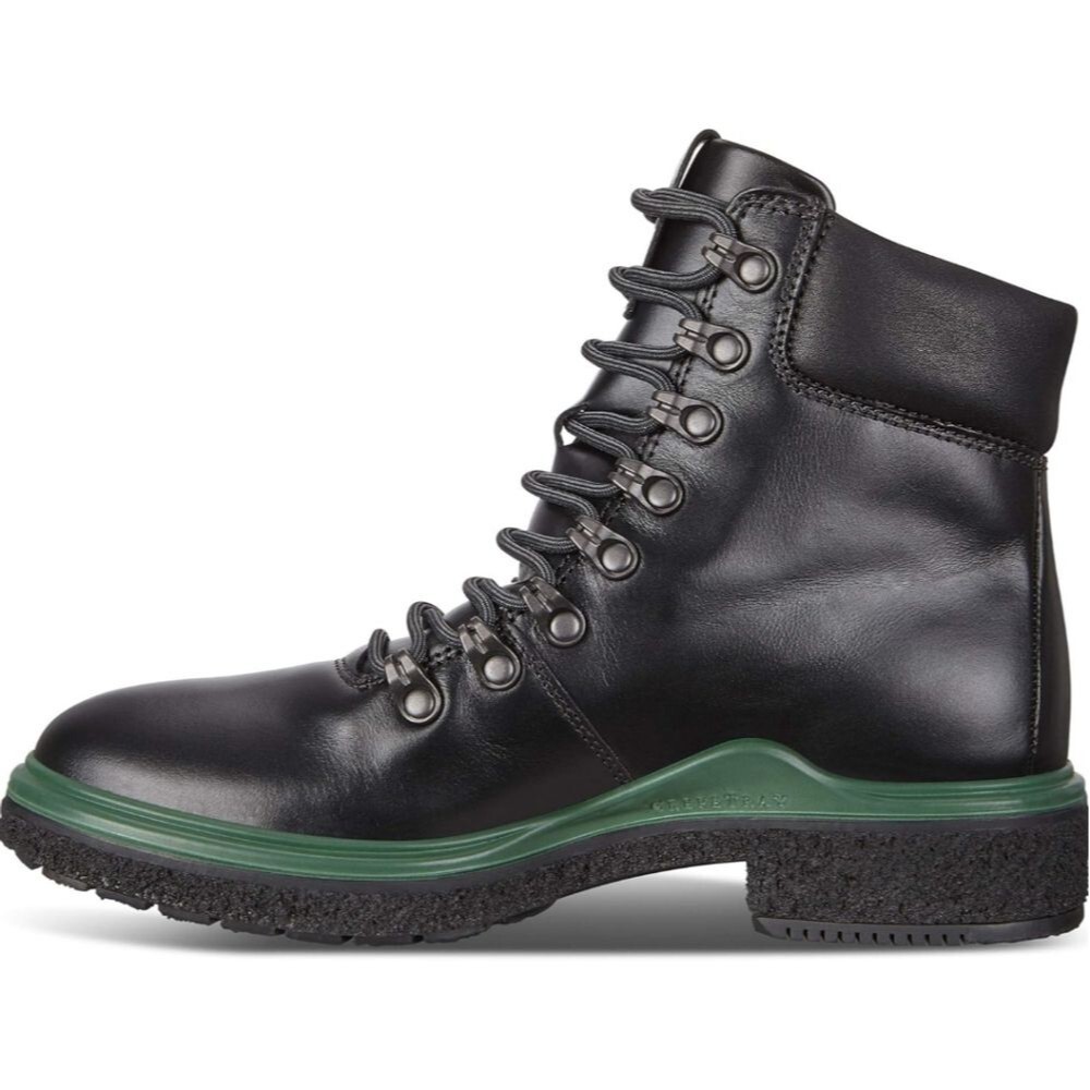 ECCO Women Crepetray Fashion Genuine Leather Combat Ankle Boot Size 10 - Picture 11 of 11